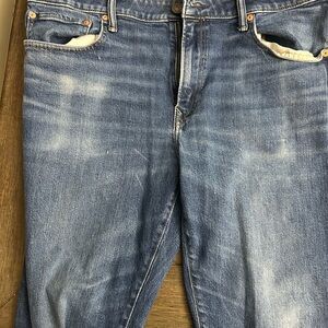 American Eagle Outfitters Men's Light Blue Straight Jeans